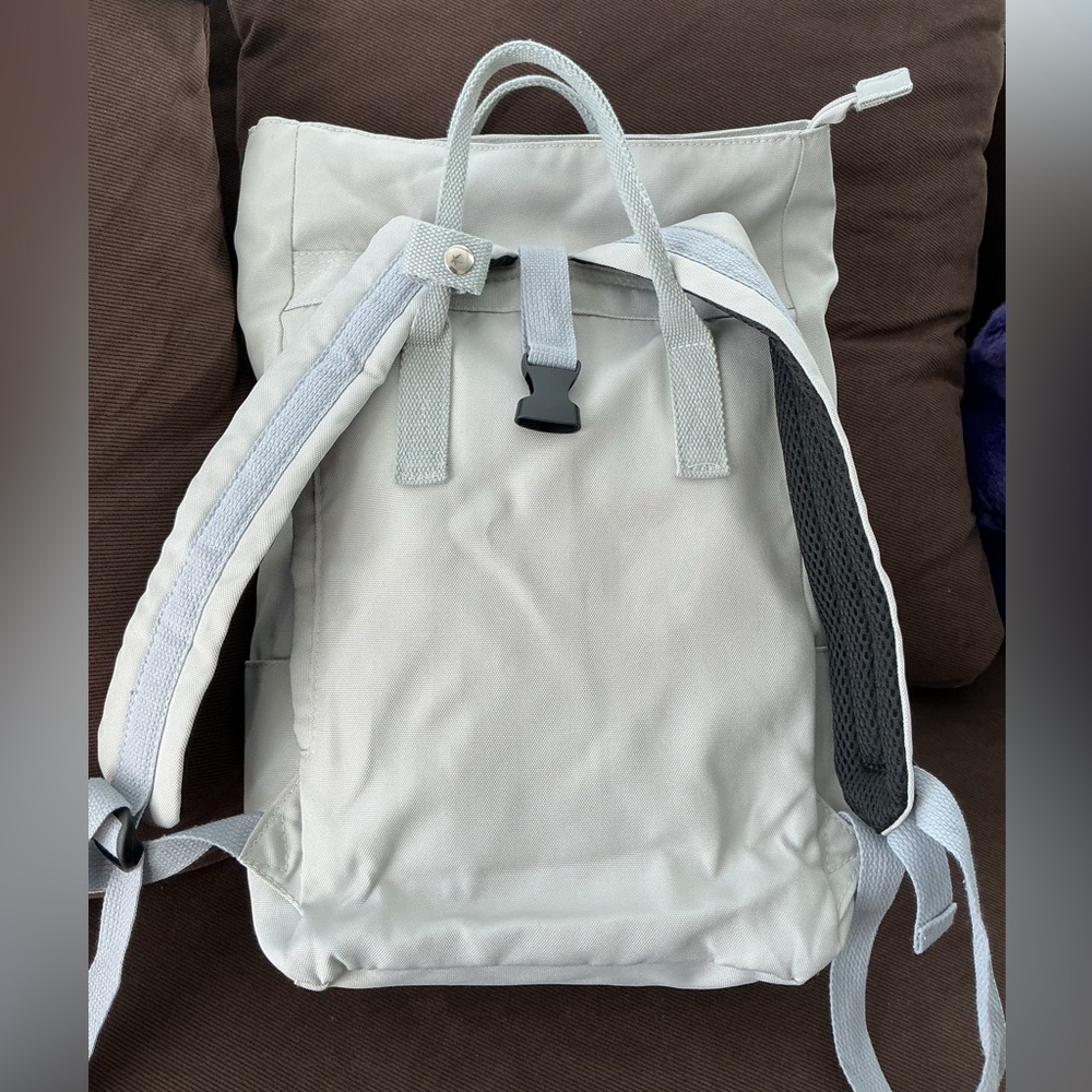 Light Green Nylon Double Handle Backpack - Picture 8 of 8